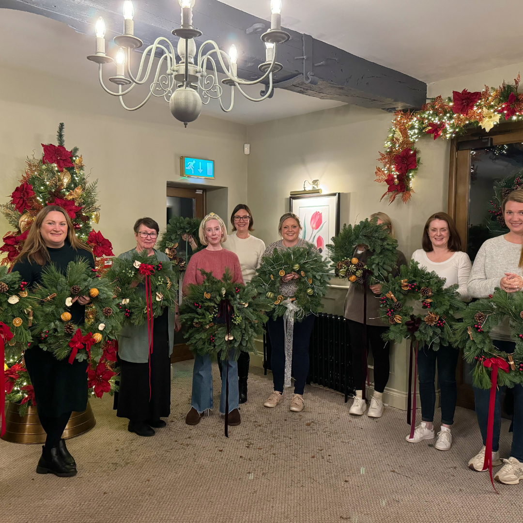 A Festive Evening of Wreath-Making at Arrow Mill