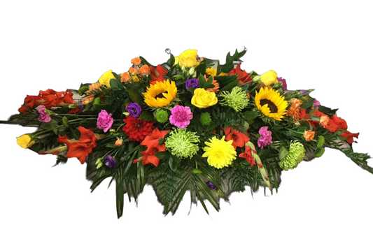 Vibrant Casket Spray